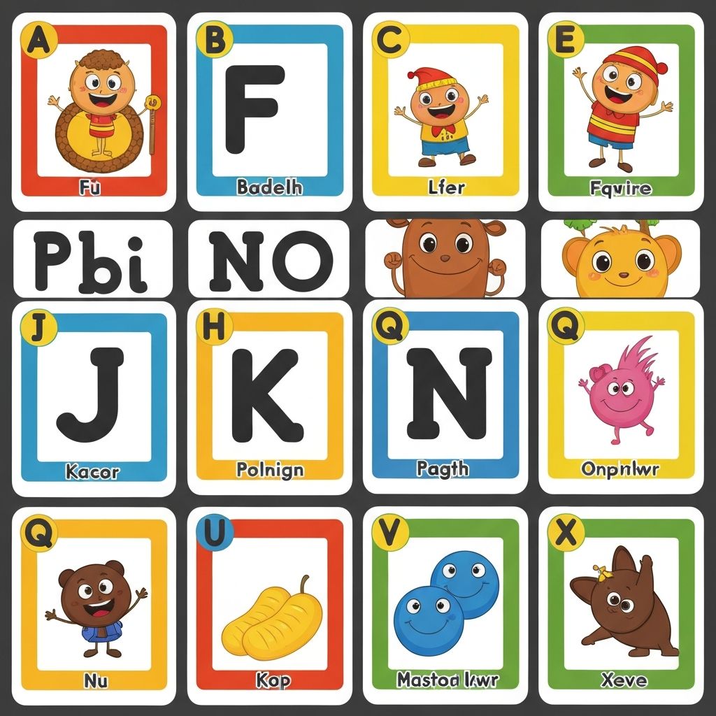 Alphabet Learning Flashcards